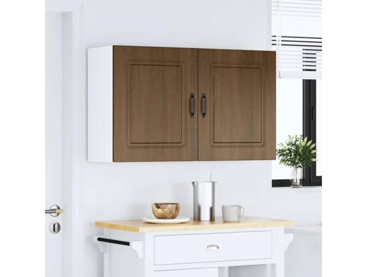 FMPGJLYH Küchen-Hängeschrank 2er-Set Kalmar Eichen-Optik Holzwerkstoff Stabiles Material, Geräumiger Stauraum, Vielseitig einsetzbar, Pflegeleicht