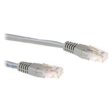 ACT Grey 15 meter U/UTP CAT6A patch cable snagless with RJ45 connectors (U/UTP, CAT6a, 15 m) (IB3015)