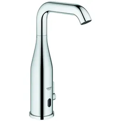 Grohe Essence E Infrarot-Elektronik für den Waschtisch, Ausladung 161mm, Batteriebetrieb 6V, verschiedene Programme, mit Mischung, 36445000, Farbe: Chrom