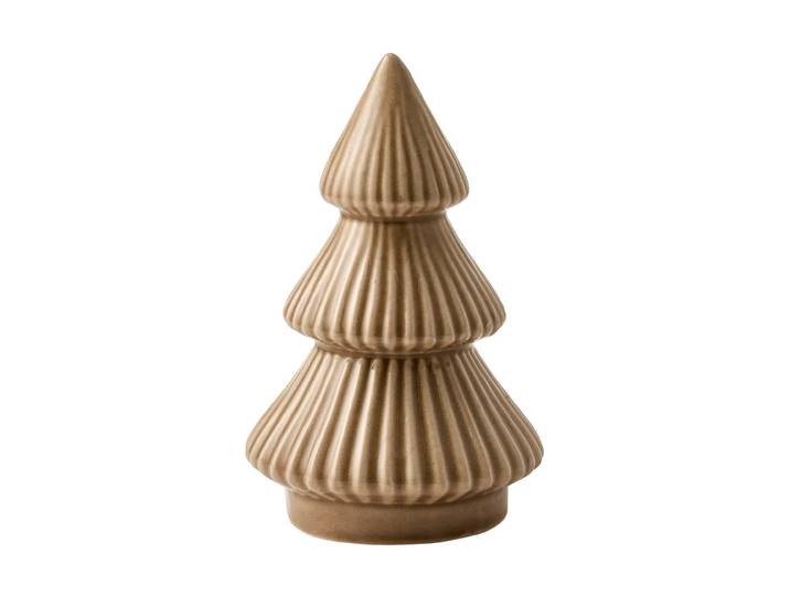 Lene Bjerre Décoration sapin Mythel Beige, Ø8,2xH13,3 cm
