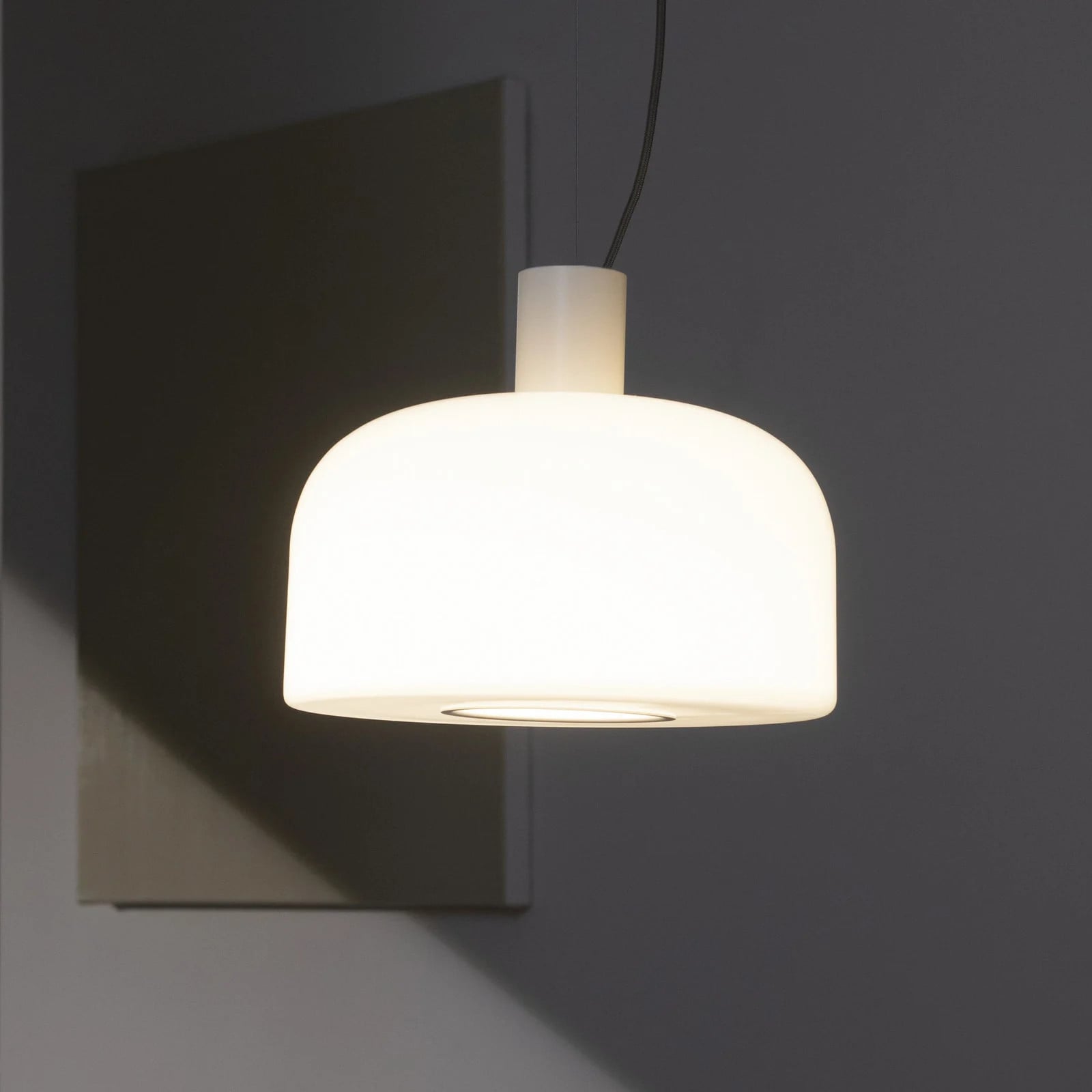 Flos Bellhop Glass S2 hanglamp wit