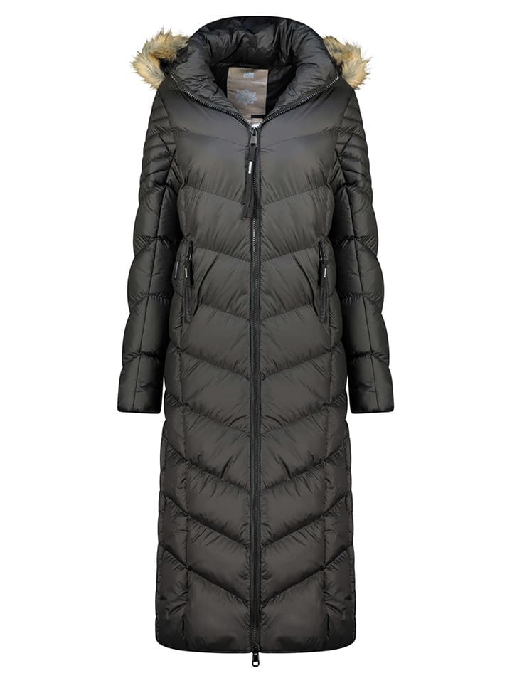 Geographical Norway Wintermantel "Capucine" in Schwarz - XL