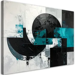 LEINWANDBILD 3D und geometrisch 90x60cm