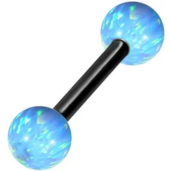 Chirurgenstahl Barbell SYNTHETISCHE OPALE