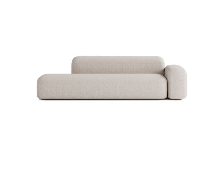 Canapé 3/4 places tissu beige