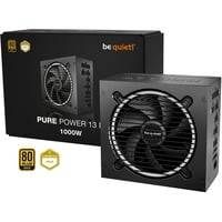 Pure Power 13 M 1000W, PC-Netzteil schwarz, 1x 12-Pin High Power GPU, 4x PCIe, Kabel-Management, 1000 Watt