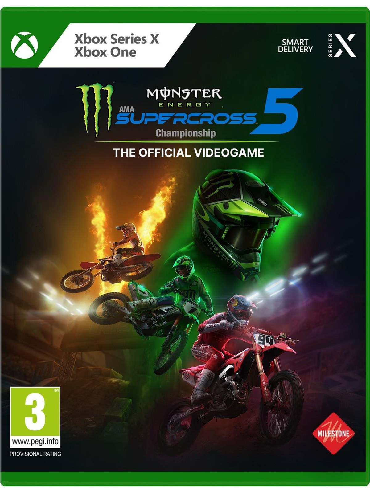 Monster Energy Supercross 5: The Official Videogame - Microsoft Xbox One - Rennspiel - PEGI 3