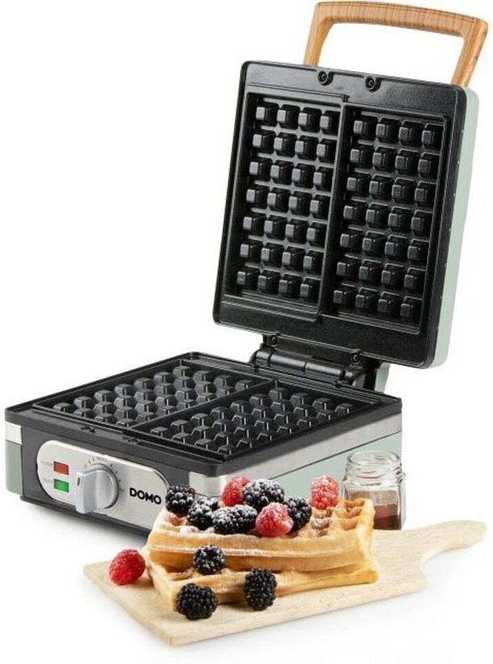 DOMO Waffeleisen "DO9273W", grün, Waffeleisen, Waffeleisen grün Einheitsgröße