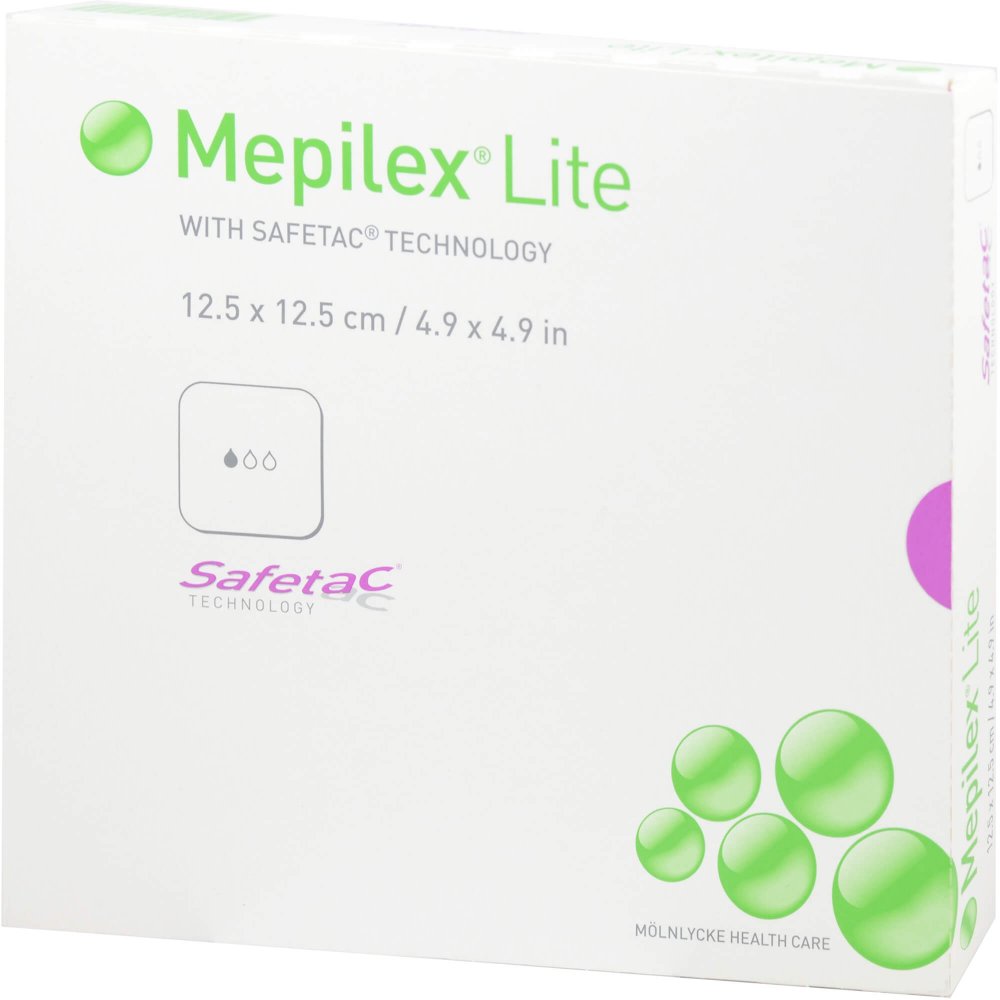Mölnlycke Health Care GmbH Mepilex Lite Schaumverband 12,5x12,5cm steril 03642727