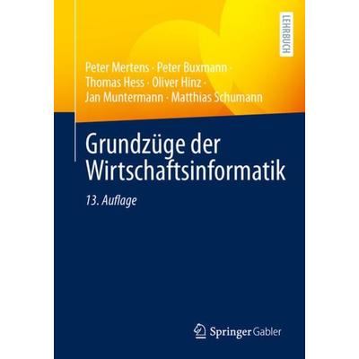 Grundzüge der Wirtschaftsinformatik, Taschenbuch von Peter Mertens,Peter Buxmann,Thomas Hess,Oliver Hinz,Jan Muntermann, Springer Berlin,