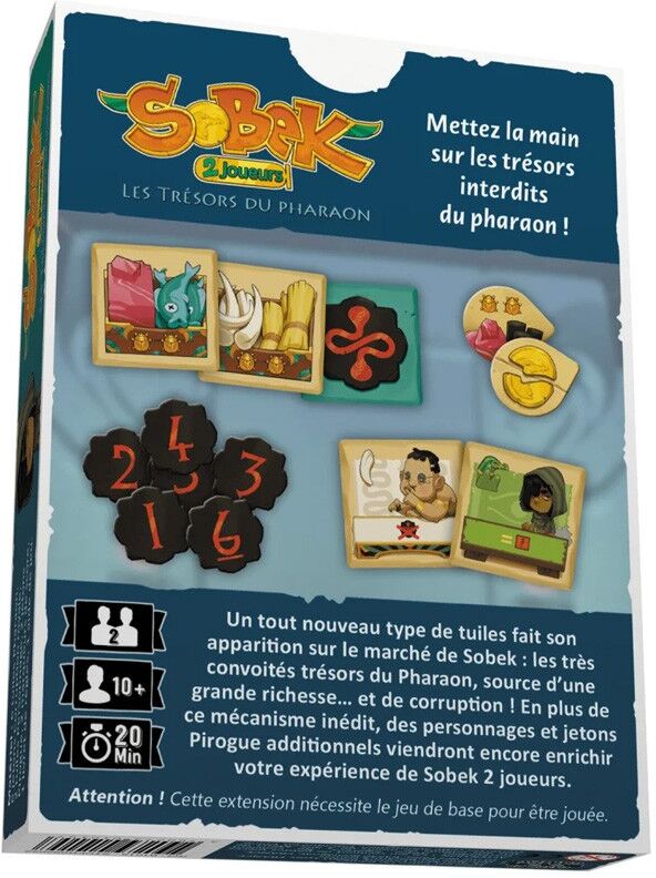 Catch Up Games Sobek 2 joueurs Extension Les trésors du pharaon