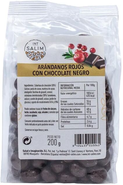 Int-Salim Mirtilo Vermelho Com Chocolate 200g