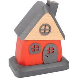 Holzwaren Egermann, Zubehör Raumduft, Räucherhäuser in leuchtenden Farben für Räucherkerzen