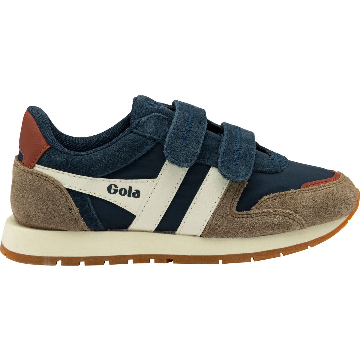 Gola Austin Strap Sneaker Kids navy/rhino/off white (EF) 8K CKA539-EF-8K-navyrhinooffwhite