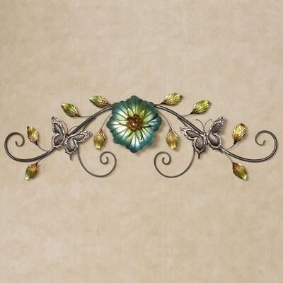 Touch of Class Sophie Scrolling Metal Wall Decor Multi Jewel , Multi Jewel