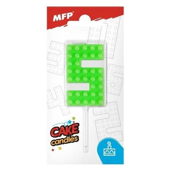 MFP Paper Kerzenblöcke Nummer 5 grün (47793958)