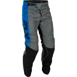 Fly Racing Kinetic, Textilhose - Grau/Blau/Schwarz - 32