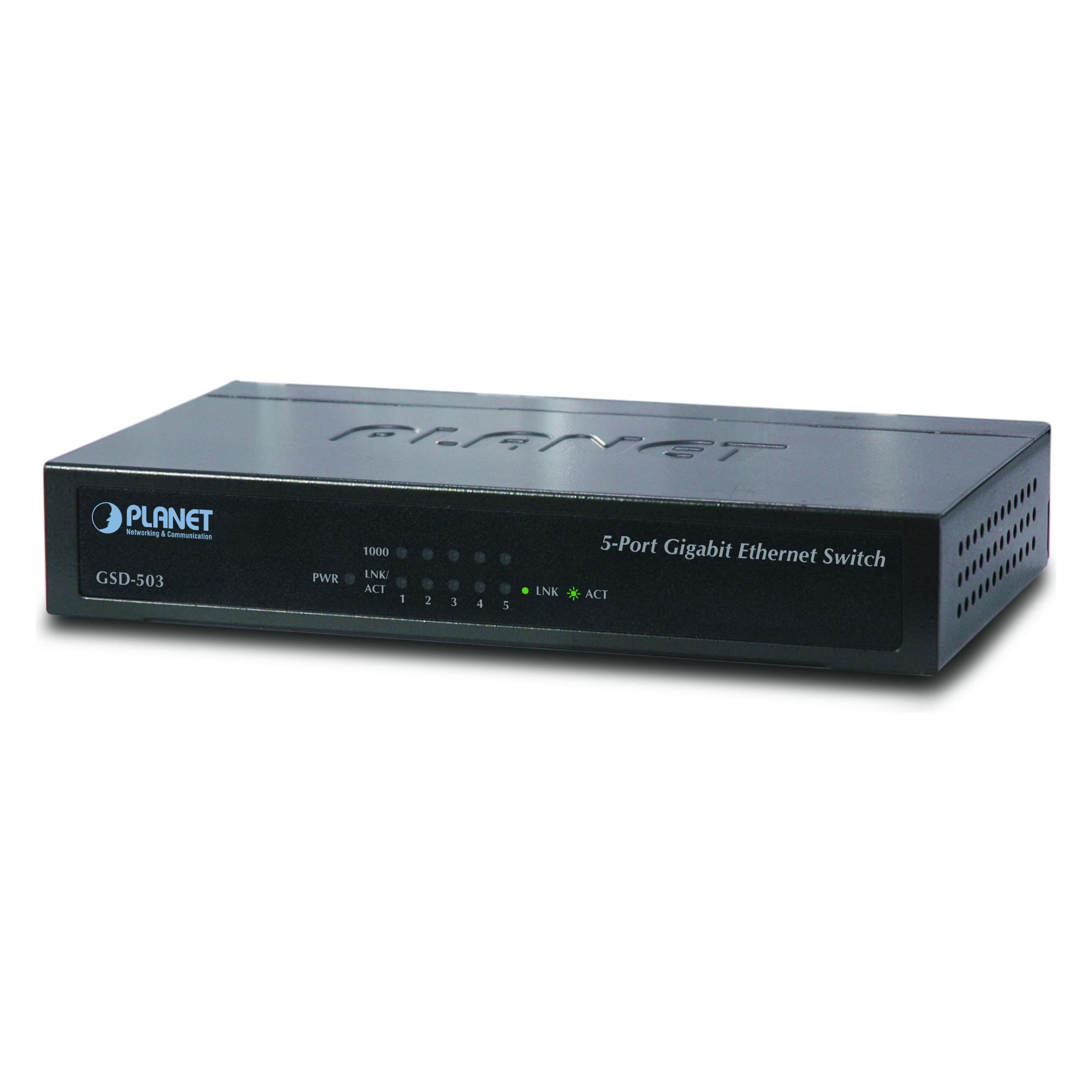 Planet GSD-503 Desktop Switch (5 Ports) (GSD-503)