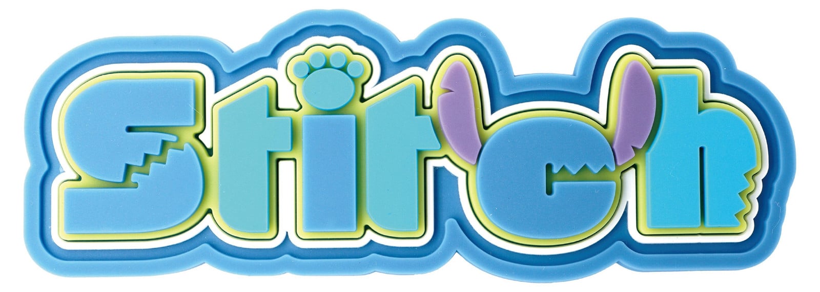Monogram Lilo & Stitch zachte logo-magneet