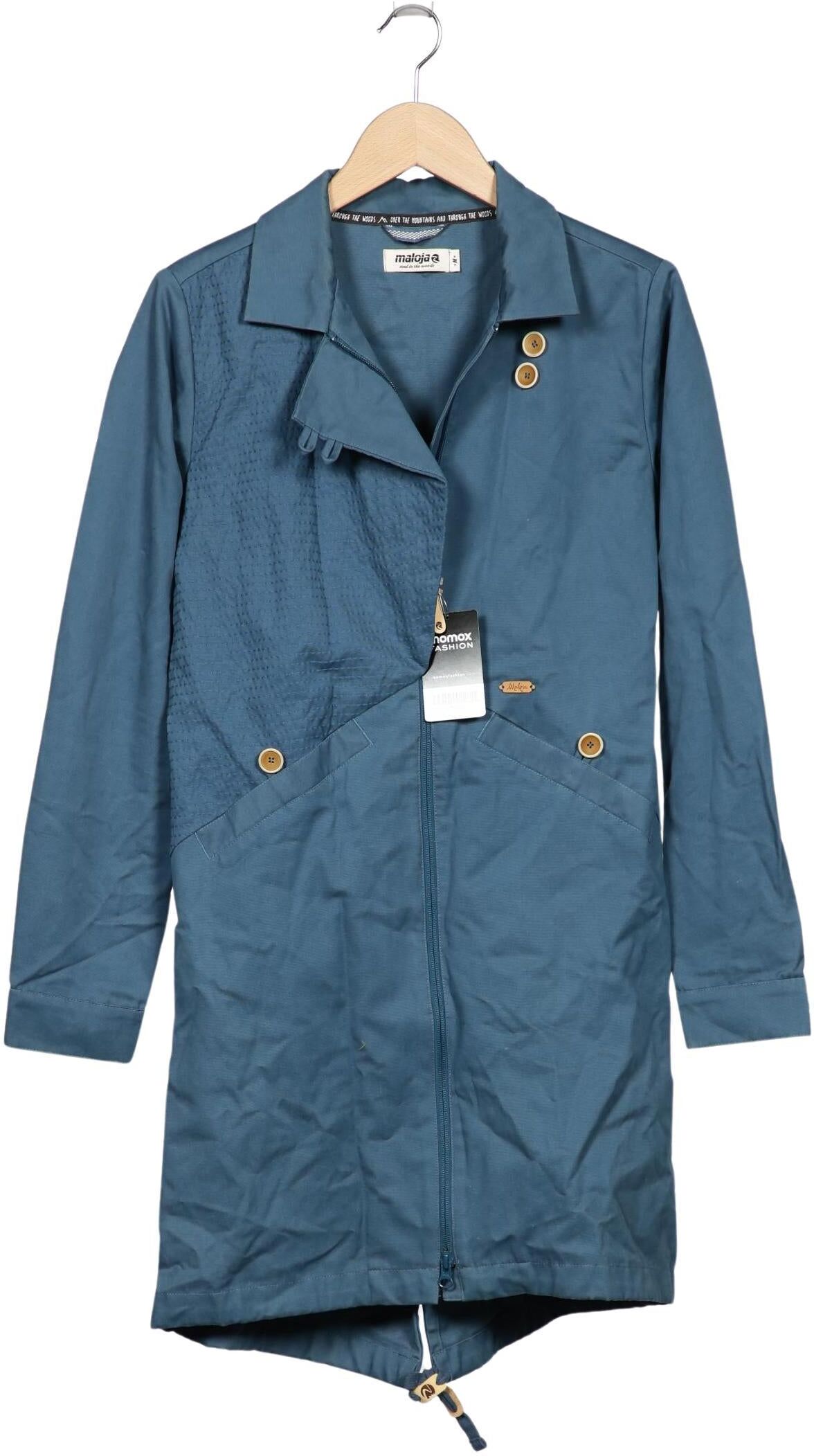 Maloja Damen Mantel, Blau, Gr. M, Baumwolle - Second Hand