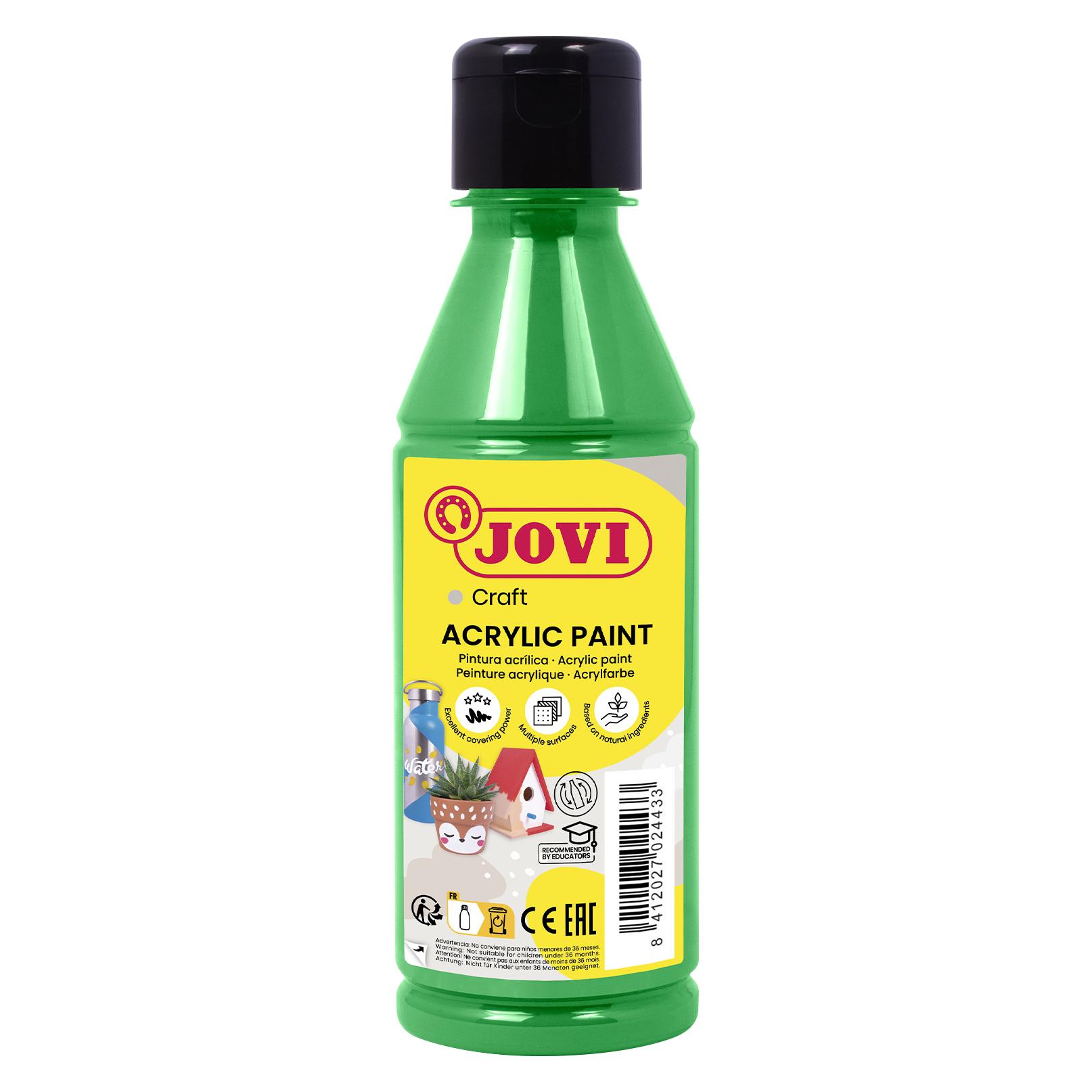 Jovi Acrylfarbe Jovidecor mittelgrün 250ml Flasche (250 ml) (68017)