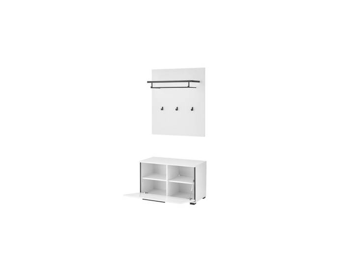 Garderobe Cantara Weiß/Weiß HG B: 80cm