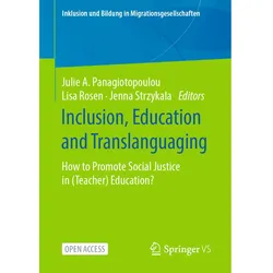Inclusion, Education and Translanguaging, Fachbücher
