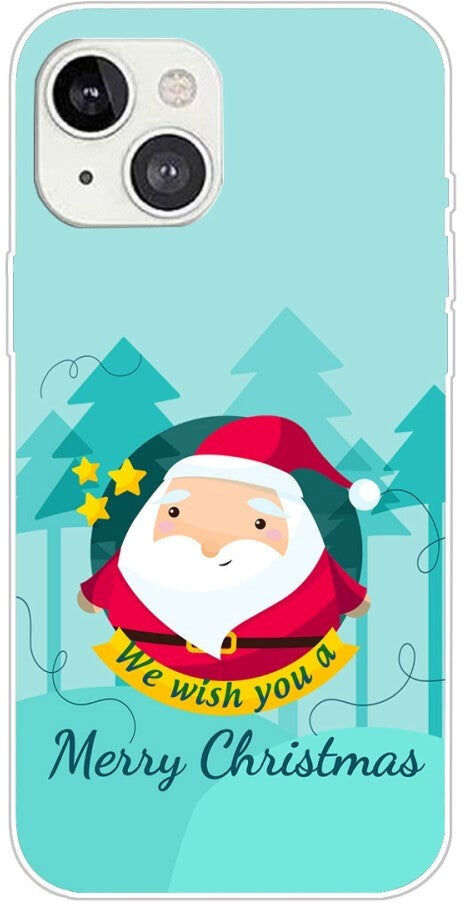 INCOVER iPhone 14 TPU Plast Jule cover - Julemand Ønsker en God Jul