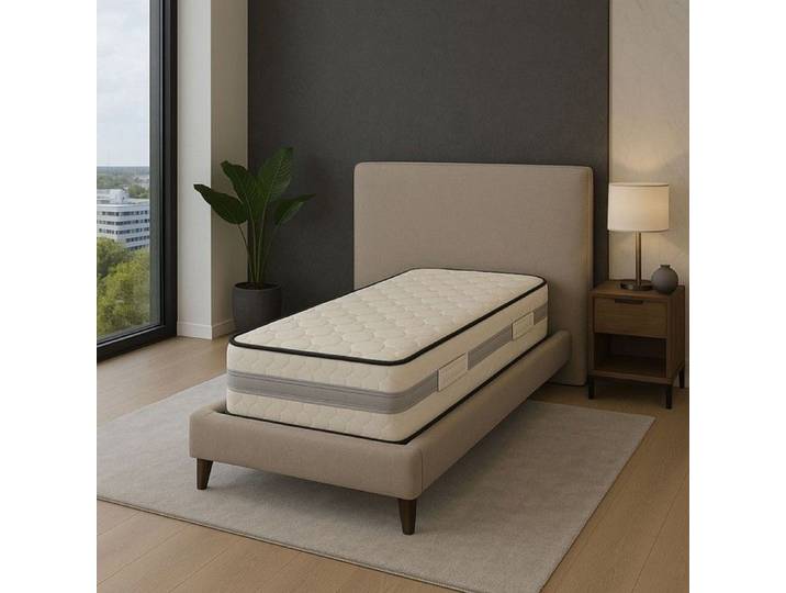 King Matelas Très Ferme Mousse à Mémoire de Forme 50 Kg/m3 - 23 cm - Orthopédique (90x200)