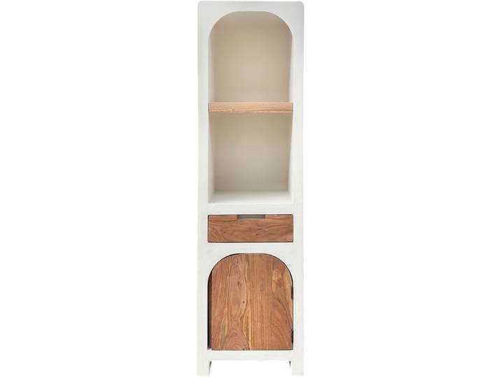 Schrank Putza weiss/natur MDF B 50 T 40 cm - Schrank
