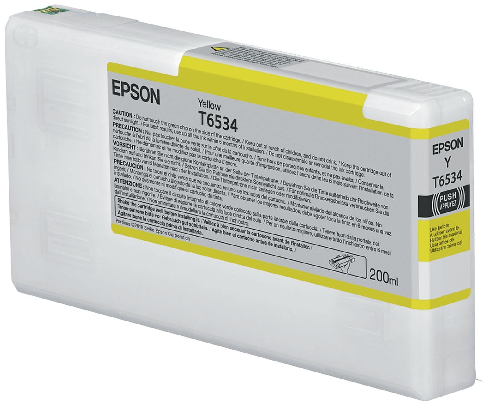 Epson UltraChrome HDR T653400 inktpatroon - Geel