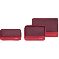 Samsonite Packwürfel TA Revolution 3tlg. Packing Cubes red - 29