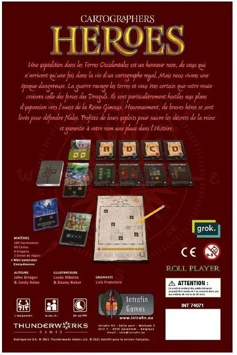 Thunderworks Games Cartographers Heroes