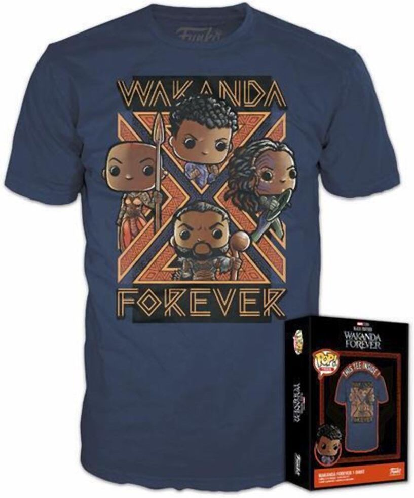 Funko Boxed Tee: Marvel Black Panther Wakanda Forever T-shirt (M)