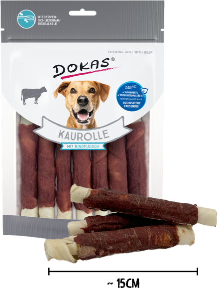Dokas Rollos de Buey y Pechuga de Pollo 9 uds x 200g