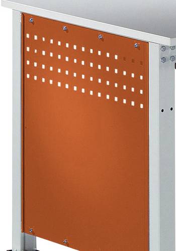 Manuflex ZB3350.2001 Seitenblende für UNIVERSAL Standard Arbeitstische, BxH 606 x 606 mm, für Tischtiefe 800mm