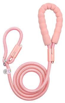 The Handy Homestead Heavy Duty Slip Lead Dog Leash With Padded Handle For Training And Daily Walks pink 1.0x150cm