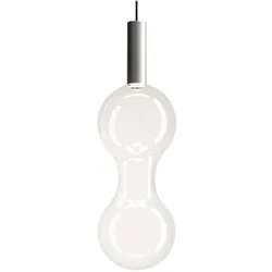 Zafferano Sfer'Otto Pendelleuchte aus Aluminium und Borosilikatglas, 8W TRIAC LED, 3000K, modulares Design für hochwertige Interieurs