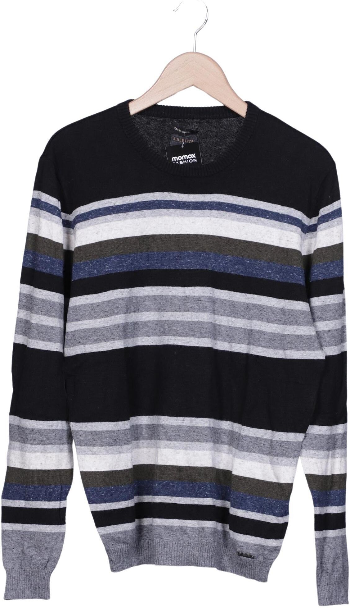 Diesel Herren Pullover, Mehrfarbig, Gr. L, Baumwolle - Second Hand