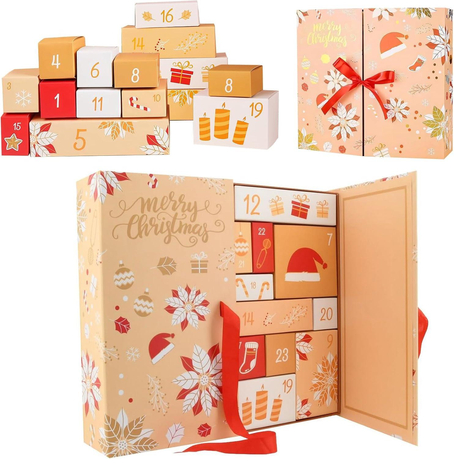 oCreon Kerstadventskalender voor volwassenen met 24 roosters
