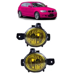 Klarglas Nebelscheinwerfer gelb passend für BMW E81 E87 X3 E83 X5 E70