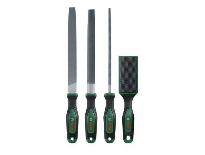 Set De Limes 200 Mm/8\ Bosch - Avec Brosse - 4 Pcs