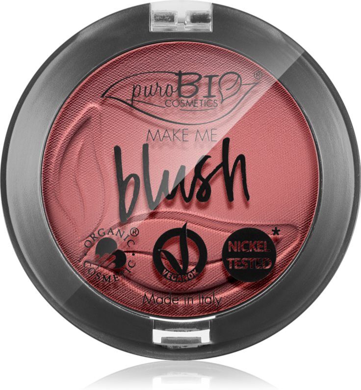 puroBIO Cosmetics Long-lasting Blush powder blusher shade 06 Cherry Blossom 5.2 g
