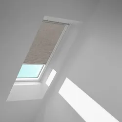 VELUX Rollo Grau 4161, UK04, Aluminiumschiene,GGU,Manuell,VELUX