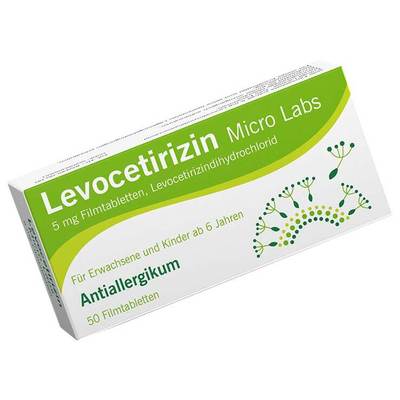 Micro Labs GmbH LEVOCETIRIZIN Micro Labs 5 mg Filmtabletten 50 St 16821012