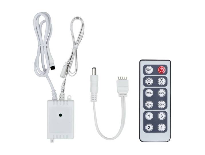 Paulmann MaxLED dim/schakel-controller, wit / opaal, Woon-/ Eetkamer, Kunststof