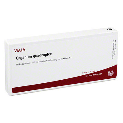 WALA Heilmittel GmbH ORGANUM quadruplex Ampullen 10X1 ml 01751808