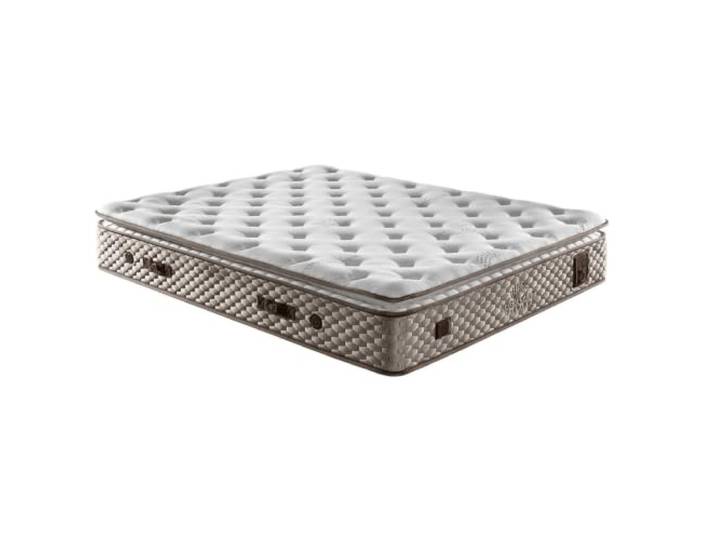 gowoll Bambi Magnasand Matratze 90x200 cm H3, 33 cm Taschenfederkern Komfortschicht mit schwarzem Mineralsand, 10-Schichten-Aufbau, mittelfest H3, 33 cm hoch