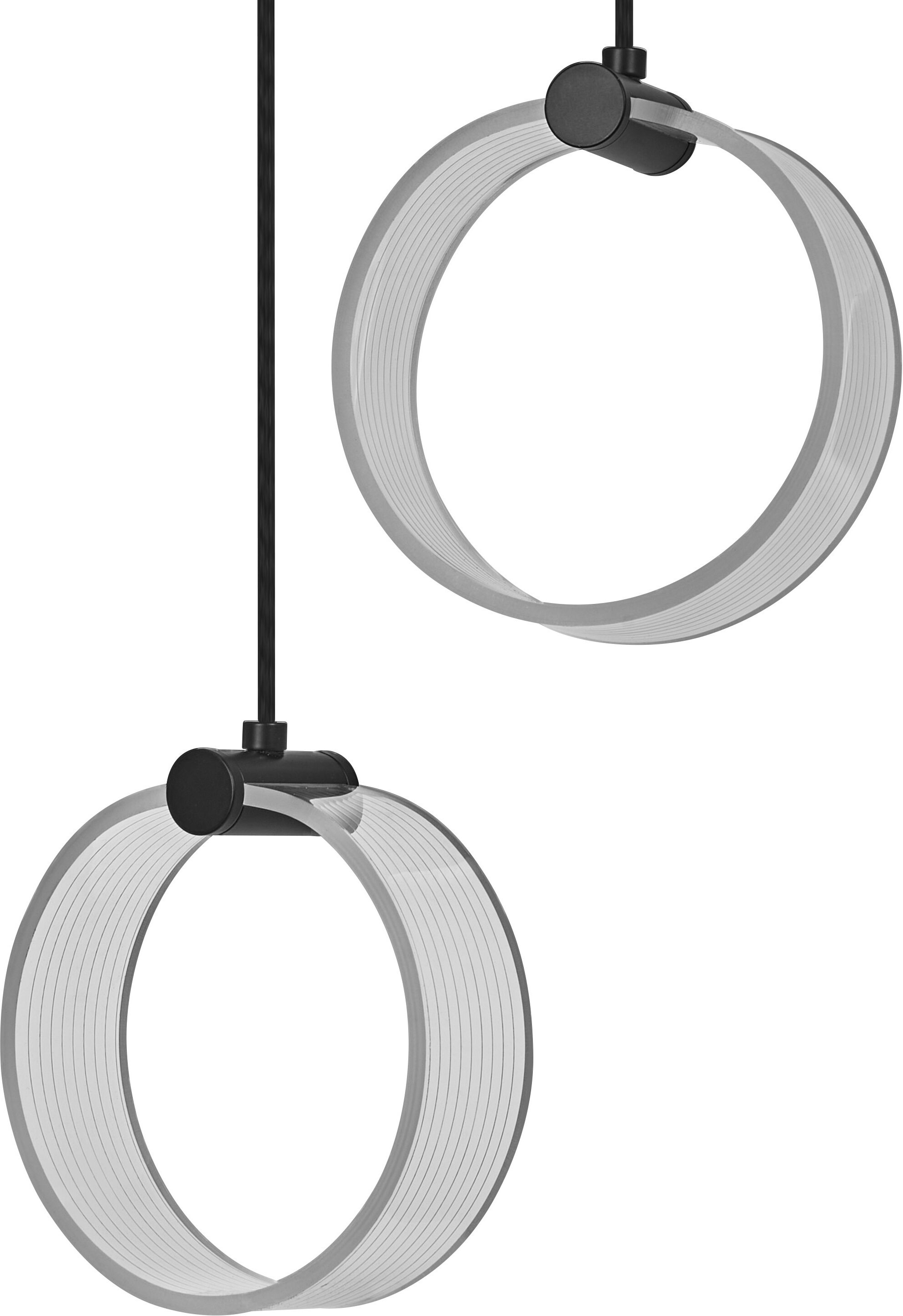 Ledvance Decor Circle 2xpendant Pl 14w Click Cct Schwarz