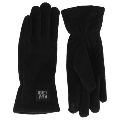 Thermohandschuhe HEATKEEPER, schwarz, Strick, Kunstfaser, Handschuhe, für Outdooraktivitäten im Herbst und Winter, aus Polyester